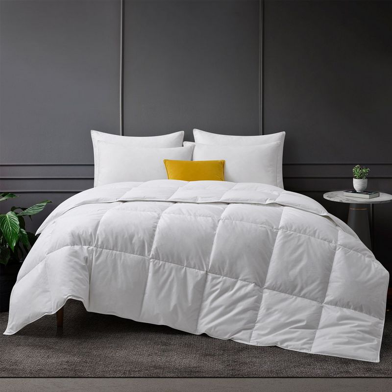 Peace Nest Lightweight White Goose Feather Down Duvet Comforter with 100% Cotton Fabric, 1 of 7