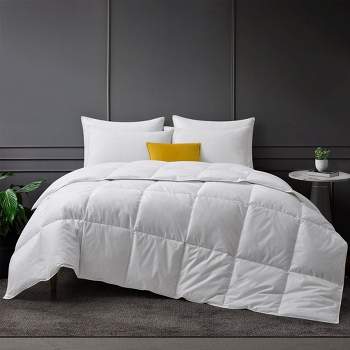 Peace Nest Lightweight White Goose Feather Down Duvet Comforter with 100% Cotton Fabric