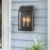 LLHZSY 3-Light Outdoor Umbrella Dimmable Matte Exterior Lantern Wall Sconce Light - 3 of 4