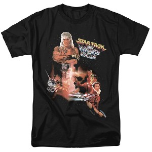 Star Trek Wrath Of Khan(Movie) Adult T-Shirt Black - 1 of 4