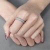 Slickblue Polished Stainless Steel Ring for Women with Multi-Color CZ Stones - Trendy Fashion Jewelry, Size 5-10 - 2 of 4