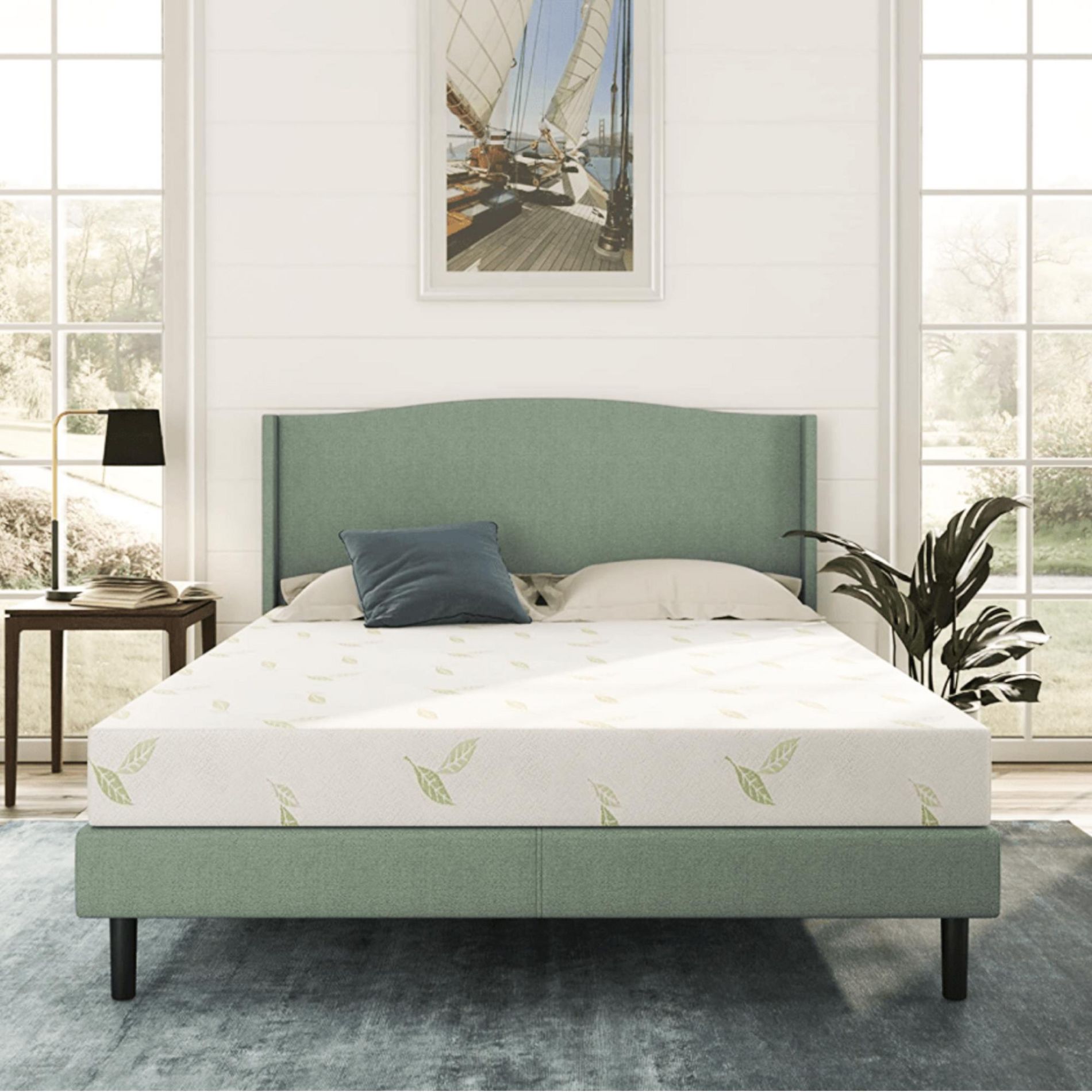 NapQueen 6" Anula Green Tea Memory Foam Mattress