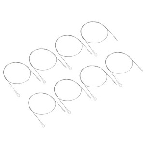 Unique Bargains Stainless Steel Light Outdoor Travel Luggage Safety Locking Cables 0.16" ID Eyelets - 1 of 4