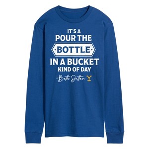 Men's - Yellowstone - Bottle In Bucket Day Long Sleeve Graphic T-Shirt - 1 of 4