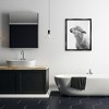 Stupell Industries Sheep Bathroom Splash Black Floater Framed Canvas Wall Art - 2 of 4