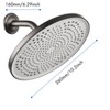 ALEXOUN Shower Head - High Pressure Rain - Luxury Modern Look - No Hassle Tool-less 1-Min Installation - The Perfect Adjustable Replacement - 3 of 4