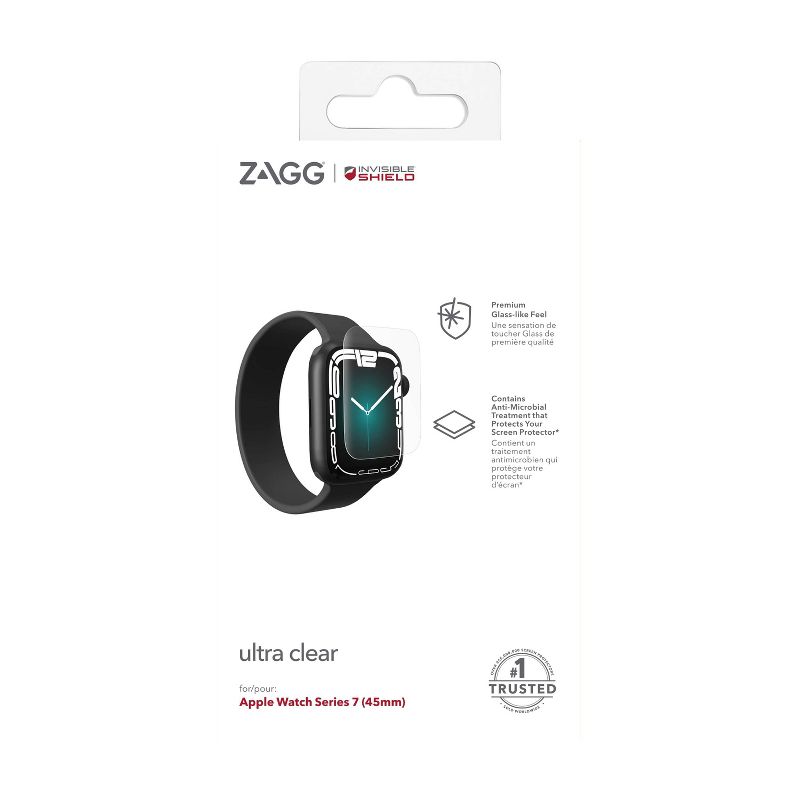 ZAGG Invisible Shield Apple Watch Series 7 45mm - Ultra Clear, 6 of 8