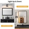 KAISITE 24in Modern LED Vanity Light with Frosted Acrylic Shade - 3 of 4