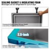 Mojgat Portable Cooler, 52 qt, Holds 50 Cans, Ice Retention Hard Cooler with Heavy Duty Handle - 2 of 4