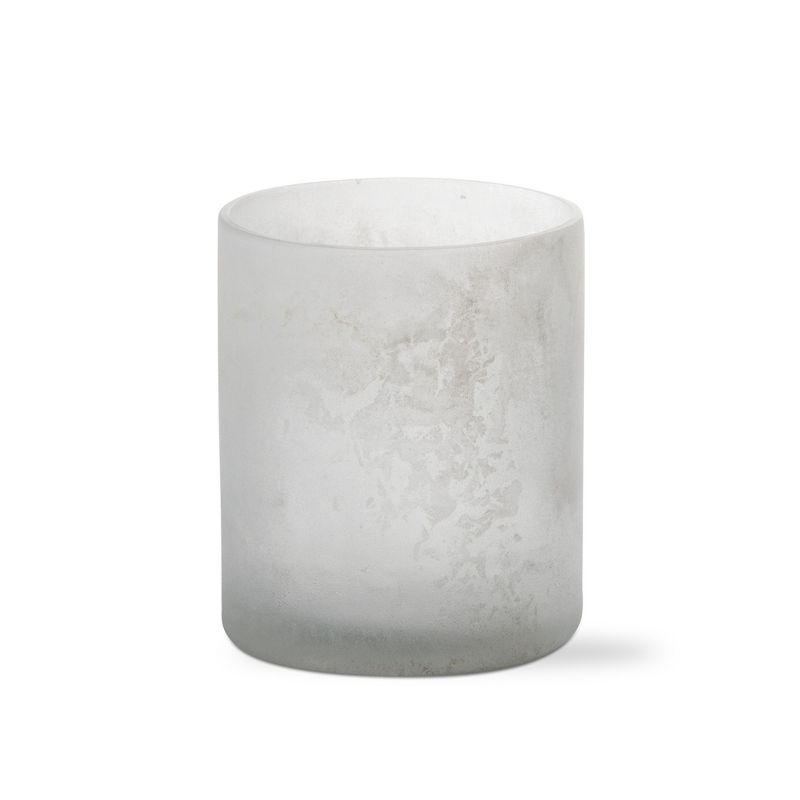 tagltd Surf Frosted White Glass Tealight Holder, 1 of 3