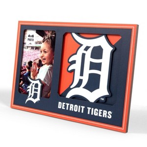 MLB Detroit Tigers 4"x6" 3D Logo Series Picture Frame - 1 of 4