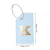 Unique Bargains Luggage Tag Light Blue 1 Pc - 2 of 4