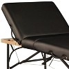 Master Massage Violet-Tilt 29'' Liftback Tilting Salon Aluminum Massage Table, Black - image 3 of 4