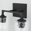 Capital Lighting Clint 2 - Light Vanity in  Black Iron - 2 of 4