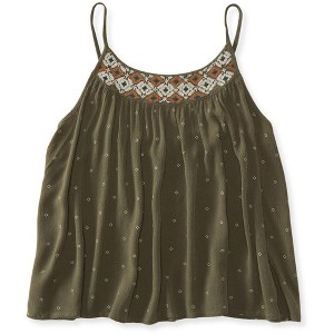 Aeropostale Womens Embroidered Swingy Cami Tank Top - 1 of 1