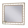 Royal Hampton Decorative Accent Mirror, 39 Inch Glam Gold Plated Metal Frame - 2 of 4