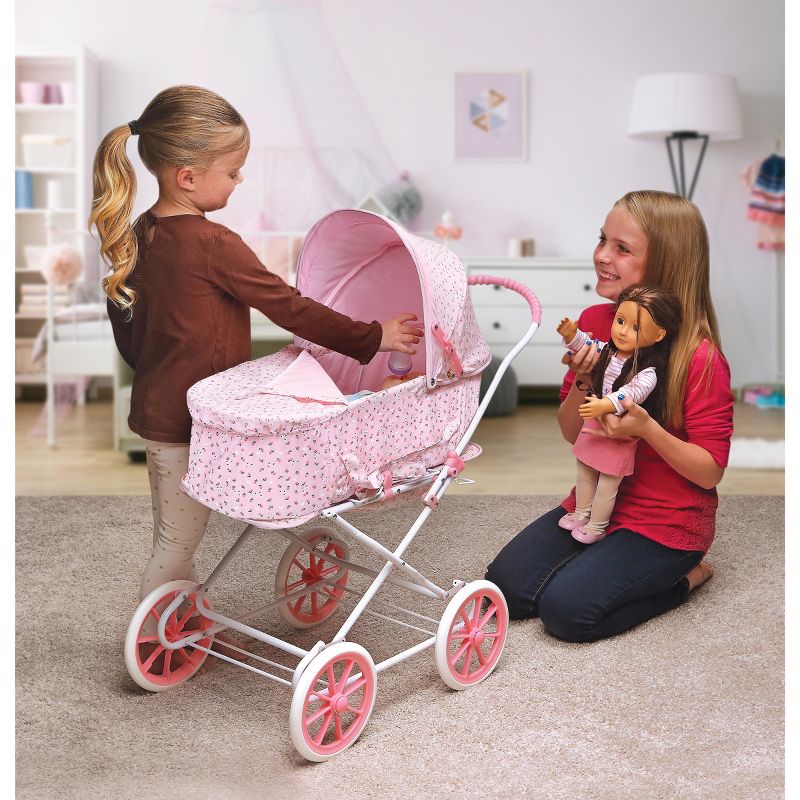 Badger Basket Rosebud 3-in-1 Doll Carrier/Stroller - Pink, 2 of 6