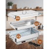 Rectangular Electric Chafing Dish Set - 9QT Buffet Warmer with Temperature Control & Glass Lid, for Catering - 4 of 4