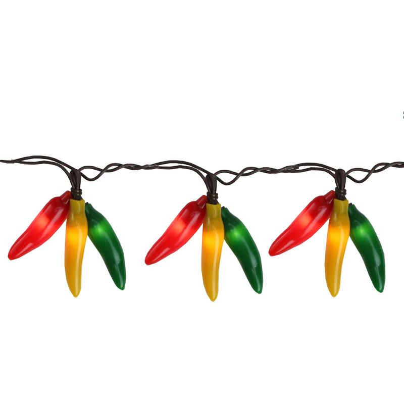 Northlight 36ct Chili Pepper Clustered String Lights - Brown Wire, 4 of 7