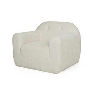 NicBex Textured Boucle Fabric Accent Chair,Upholstered Living Room Chair with Mid-Height Backrest,Modern Armchair,Club Chairs for Living Room - 1 of 4
