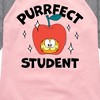 Girls' - Garfield - Purrfect Student Shirt Tail Raglan Graphic T-shirt - 2 of 3