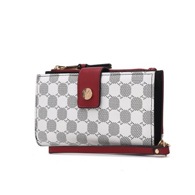 MKF Collection Solene Circular Print Women’s Wristlet Wallet by Mia K