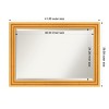 Amanti Art Sierra Beveled Wood Framed Bathroom Vanity Wall Mirror - 3 of 4
