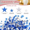Unique Bargains Party Supply Plastic Lightweight Waterproof Twinkle Metallic Stars Foil Confetti 0.13 Ibs - 2 of 4