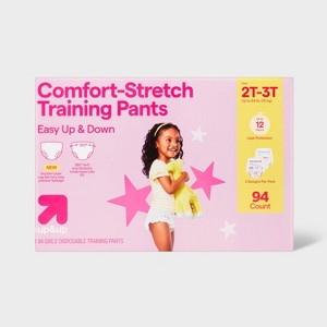 Girls' Comfort-Stretch Disposable Training Pants - up&up™ - 1 of 4