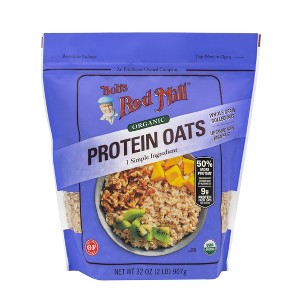 Bob's Red Mill Organic Gluten Free Protein Oats - 32oz - 1 of 4