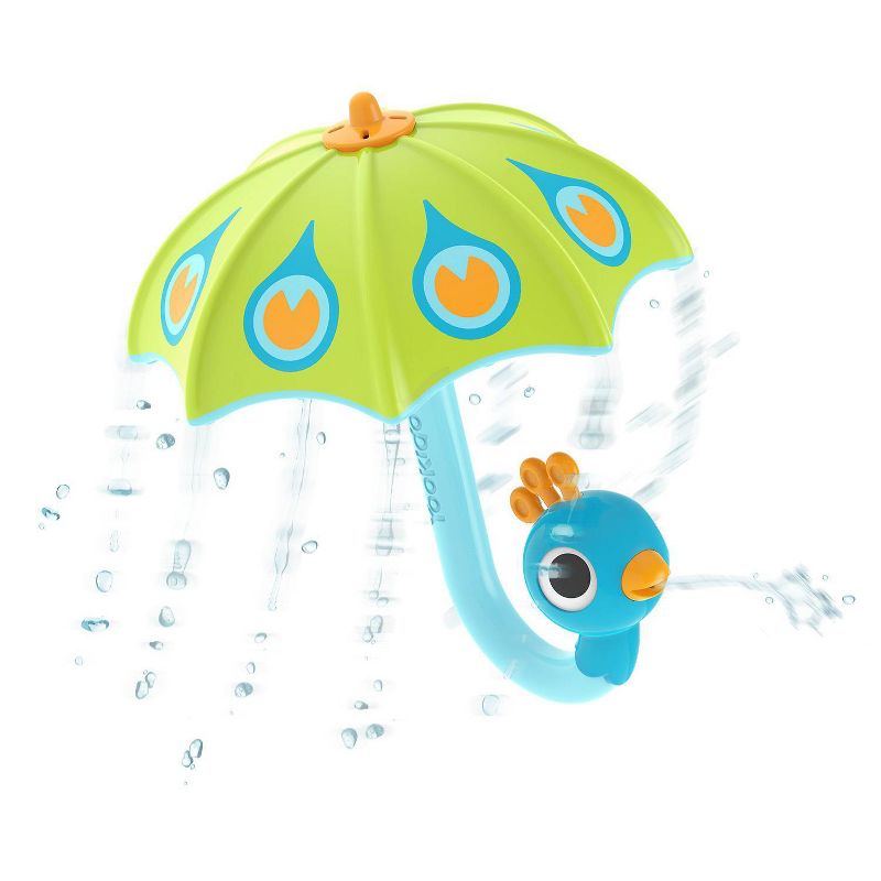 Yookidoo Fill &#39;N&#39; Rain Peacock Umbrella, 1 of 8