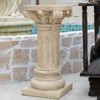 AZL1 Life Concept Planter Pedestal Column Plant Stand with Durable MGO Material and No Assembly Needed for Indoor Outdoor, Brown, 29.5"*15"*15" - 2 of 4