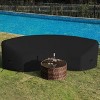 Covers&All Curved Outdoor Couch Cover, 1000D Waterproof, UV-Resistant Patio Furniture Cover - 3 of 4