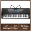 Ashthorpe 61-Key Digital Electronic Keyboard Piano with Full-Size Light Up Keys for Beginners with Headphones and Microphone - 3 of 4