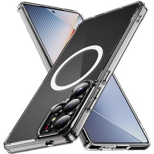 Nakedcellphone Clear Case for Samsung Galaxy S25 Ultra Phone - Compatible with MagSafe - 1 of 4
