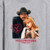 Men's - Yellowstone - Rip And Beth Montana Valentine Long Sleeve Graphic T-Shirt - 2 of 4