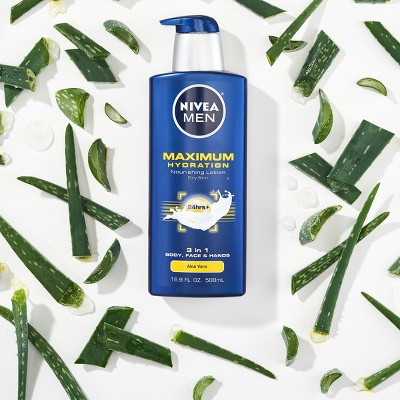 NIVEA MEN Maximum Hydration Body Lotion with Aloe Vera Scented - 16.9 fl oz_1