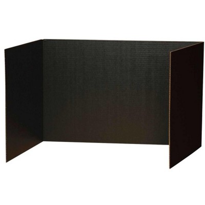 Pacon Recycled Privacy Board, 48 X 16 Inches, Black, Pack Of 4 : Target