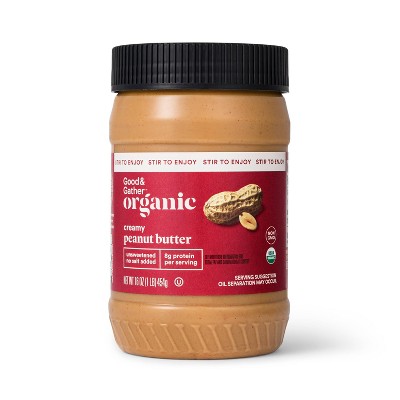 Organic Stir Creamy Peanut Butter - 16oz - Good & Gather™