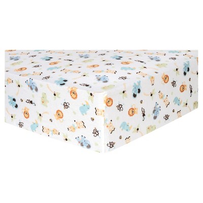 Trend Lab Deluxe Flannel Fitted Crib 