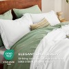 Cotton Duvet Cover Boho Textured Embroidery Jacquard Duvet Cover Set Soft and Breathable Bedding Set for All Seasons - 3 of 4