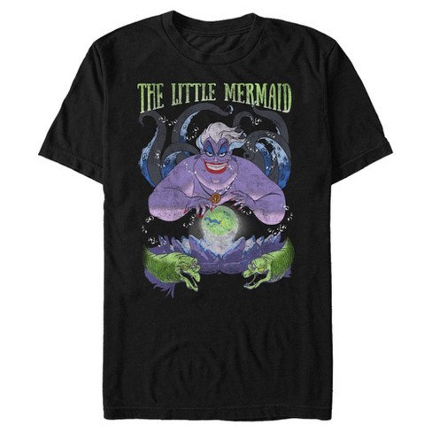 Men's The Little Mermaid Distressed Ursula Poster T-Shirt - image 1 of 4