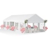 Heavy Duty Party Tent - Commercial Canopy with Removable Sidewalls & Church Windows, for Weddings, Banquets & BBQ Events - 3 of 4