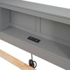 NicBex Full Size Platform Bed Wooden Bed Frame with Trundle, Storage Headboard, Drawers and Interface for Bedroom, No Box Spring Required, Gray - 4 of 4