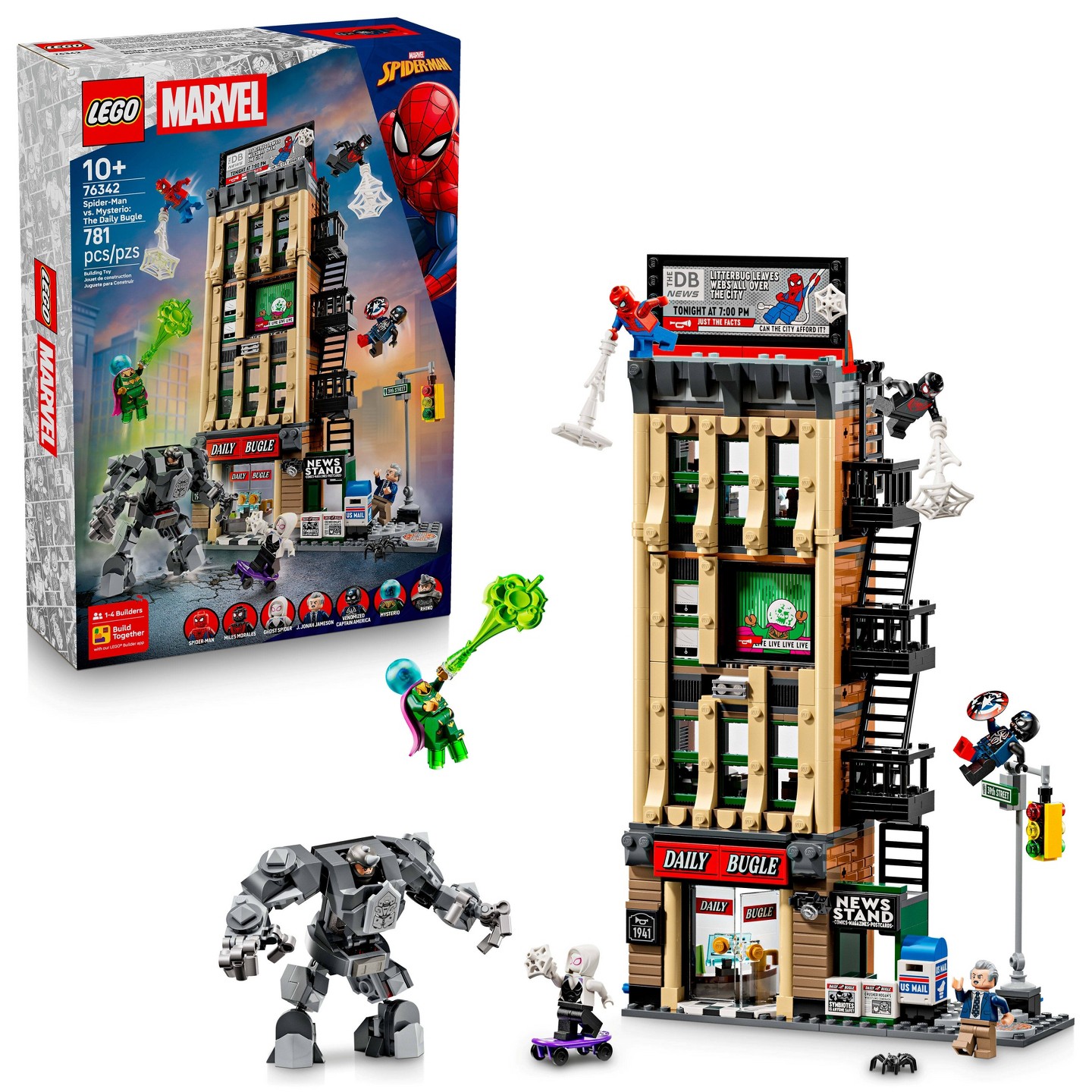 Детский конструктор LEGO Marvel Spider-Man vs. Mysterio: The Daily Bugle 76342 — фото 1