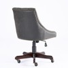NicBex Tufted Button Office Chair with Adjustable Height Modern Tiltable PU Leather Computer Chair with Metal Base for Office, Study, Bedroom - 4 of 4