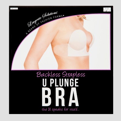 plunge back strapless bra