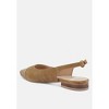 Uwaha Genuine Leather & Real Suede Slingback Flats Women - 3 of 4