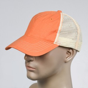 Baseball Cap Mesh Cap Men Women Casual Plain Hip-hop Trucker Hat Snapback Unisex - Tirrinia - 1 of 3