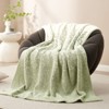 Snuggle Sac Cozy Fuzzy Reversible Knit Throw Blanket Soft Reversible Bedding Blankets - 3 of 4